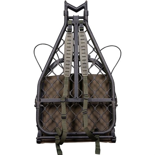 Die QUAKE CLAW 2.0 Treestand Carry Straps bieten eine bequeme, rutschfeste und leichte Lösung für den Transport von Hochständen, ohne Wasser zu halten.