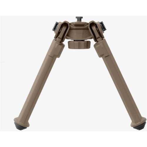 Der MOE QD Bipod für M-LOK ist leicht, schnell zu installieren und bietet eine stabile Schussbasis mit verstellbaren Beinen von 7" bis 10" und rutschfesten Füßen.