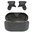 WALKERS GAME EAR SUPPRESSOR RECHARGEABLE EAR BUDS W/BLUETOOTH BLACK