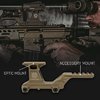 Mit dem HYDRA V2 Dual Optic Mount erhältst du eine optimale Sicht mit 2,91" Optic Centerline für schnellere Zielidentifikation und bessere Situationswahrnehmung.