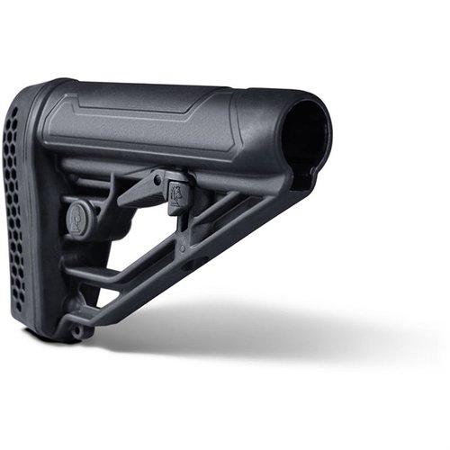 Das EX Performance Adjustable Mil-Spec Stock bietet eine einfache Anpassung der Länge, robuste Konstruktion und vielseitige Sling-Befestigung für dein AR15 oder AR308.