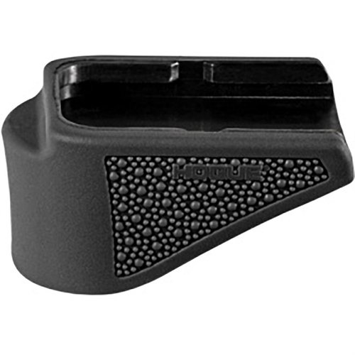 Verbessere die Ergonomie deiner Glock 26 mit dem Hogue OverMolded Grip Extension Pad, das zusätzlichen Halt, Komfort und Schutz für dein Magazin bietet.