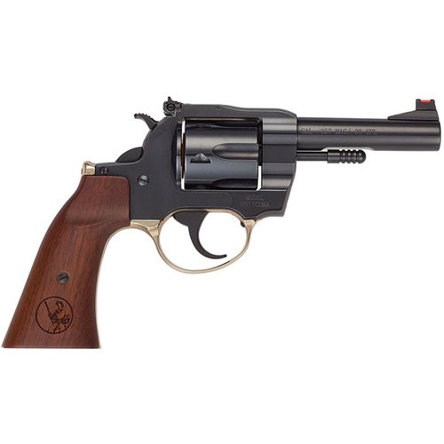 Der H17 Golden Boy Deadeye .357 Magnum/.38 Spl Revolver vereint amerikanisches Walnussholz, präzise Verarbeitung und klassischen Stil für Schützen, die Tradition schätzen.