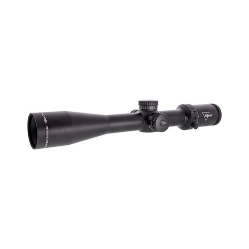 Mit dem Trijicon Credo HX 2.5-15x42 hast du eine beeindruckende Vergrößerung, ein beleuchtetes Fadenkreuz und eine robuste Bauweise für präzises Zielen.