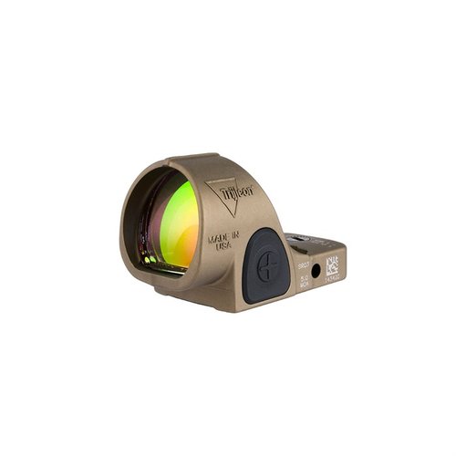 Der Trijicon SRO 5.0 MOA bietet ein großes Sichtfeld, eine klare Punktansicht, einfache Einstellung und eine 3-jährige Batterielebensdauer – perfekt für präzises Schießen.