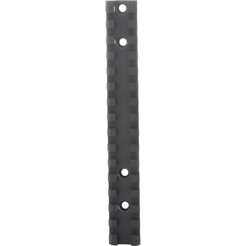 Die Remington Rail für die 700 Alpha One Short Action bietet eine leichte, präzise Aluminiumkonstruktion mit korrosionsbeständiger, schwarzer Anodisierung.