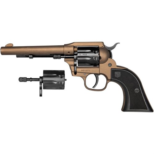 Der DIAMONDBACK SIDEKICK 22LR/22MAG Revolver bietet dir 9 Schuss, wechselbare Zylinder und eine handliche Bauweise für Selbstverteidigung und Spaß beim Schießen.