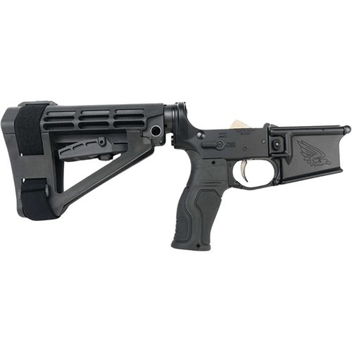 Der CEO-15 Battle Series Complete Lower Receiver bietet Langlebigkeit, Präzision und eine hochwertige Basis für AR-15 Pistolen mit ergonomischem Design.