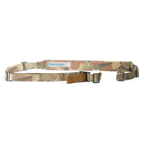 Die PADDED VICKERS SLING von BLUE FORCE GEAR bietet Komfort durch gepolstertes Design und schnelle Anpassung für einen nahtlosen Übergang zwischen Trage- und Schießposition.
