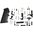 ONE HORSE COMPLETE LOWER PARTS KIT FOR AR-15 BLACK