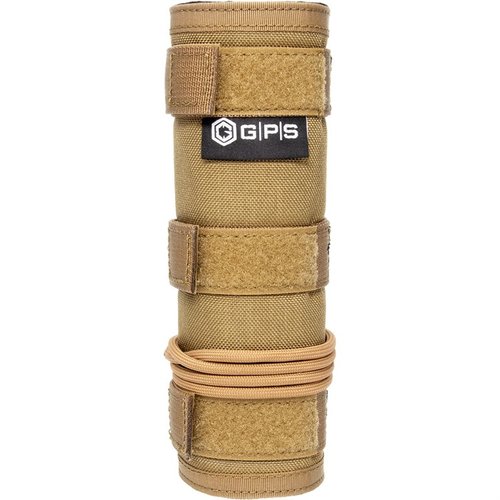 Die G.P.S. Tactical Suppressor Covers reduzieren die visuelle "Mirage" durch Hitze, bestehen aus 1000D Nylon und haben eine hitzebeständige Innenauskleidung.