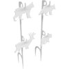 BIRCHWOOD CASEY 22 RIMFIRE AR500 1/4" ANIMAL TARGET SET