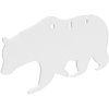 BIRCHWOOD CASEY AR500 3/8" SILHOUETTE / 3-HOLE / BEAR