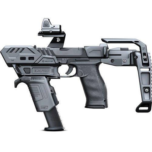 Der S-PRO Stabilizer Full Kit für die Walther PDP bietet dir eine modulare Lösung mit MLOK-Kompatibilität, einem federbelasteten Stabilizer und einfacher Installation ohne Werkzeuge.