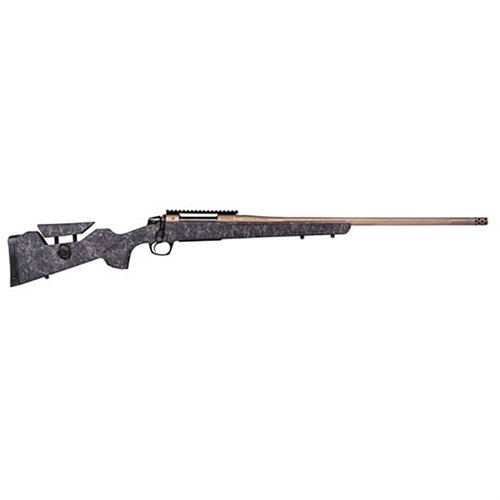 Die CVA Cascade LRH .25 Creedmoor bietet Präzision mit einem fluteten Bergara-Lauf, einem radialen Mündungsbremse und einem verstellbaren Abzug für optimale Kontrolle.