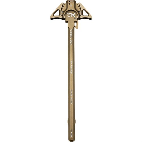 Der SENTRY MANUFACTURING DEADLOCK Charging Handle für AR-308/SR25 bietet zuverlässige Bedienung, reduzierte Gasblowback und verbesserte Griffkontrolle unter extremen Bedingungen.