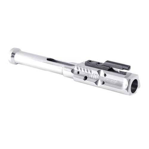 Der JP .308 Low Mass Bolt Carrier reduziert das Gewicht und dämpft den Rückstoß, während die breiten Führungsschienen die Ausrichtung und Haltbarkeit verbessern.