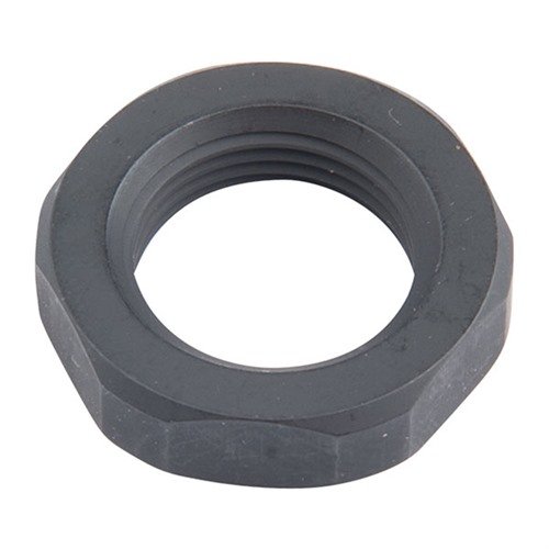 Die hochwertigen hex Jam Nuts von J P ENTERPRISES sind ideal zum Indexieren von Mündungsgeräten und in schwarz oder Edelstahl für ½-28 Gewinde erhältlich.