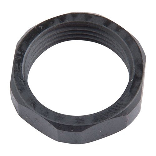 Die hochwertigen hex Jam Nuts von J P ENTERPRISES sind perfekt zum Indexieren von Mündungsgeräten. Erhältlich in Schwarz oder Edelstahl für 5/8-24 Gewinde.
