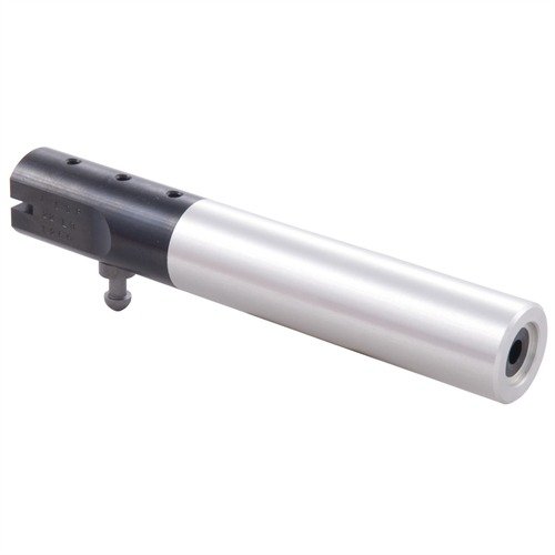 Ersetze abgedrehte Läufe mit präzise gefertigten MATCH BARRELS für High Standard, erhältlich als Bull Barrel oder Aluma-Lite für optimale Genauigkeit.