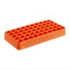 Der Lyman Custom-Fit Loading Block aus strapazierfähigem Polymer hält 50 Patronen und ist in sechs Größen von .338 bis .615 Kaliber erhältlich.