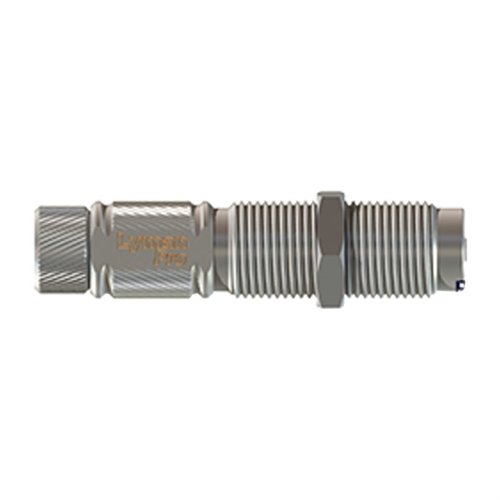 Die Lyman Universal Spring Loaded Decap Die entfernt zuverlässig Zündhütchen aus allen Kalibern von 22 bis 45, ideal für automatische und manuelle Pressen.
