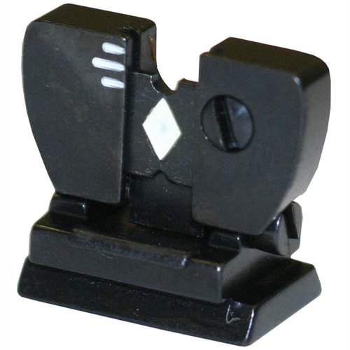 Der RIFLE NO. 69WEH FLAT-TOP W/ WINDAGE bietet eine klappbare Sicht mit starker Feder, wählbarem "U" oder "V" Notch und Höhenverstellung für präzises Zielen.