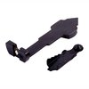 Gewehr-Hinterkimme Schwalbenschwanz #63H Flat-Top, kurzer Schaft, schwarz