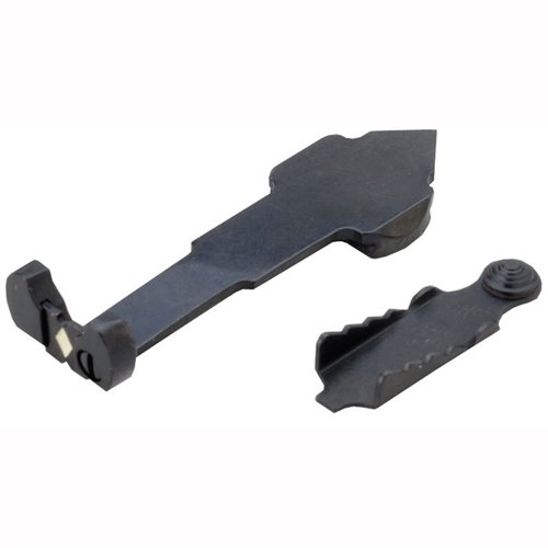 Der RIFLE #64 SEMIBUCKHORN Shortshank Rear Sight bietet dir drei verschiedene Uprights für eine individuelle Sichtanpassung und passt in Standard 3/8" Dovetails.