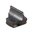 .450" laufmontiertes 1/16" 45-W Vorderkorn, Stahl, weiß