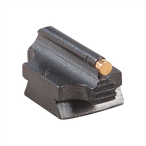 Präzise gefertigte RAMP MOUNTED 31-MR Frontsicht aus Stahl, perfekt für Rampenbasen. Elegantes Design, blauer, polierter Finish für jede Waffe.
