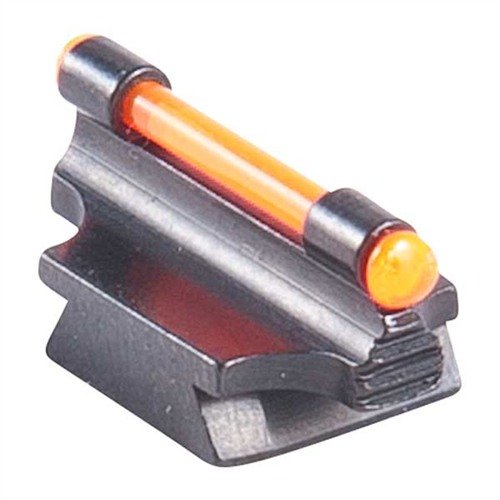 Die RIFLE FIBER OPTIC GLOW 31-MR Front Sight bietet präzise Stahlkonstruktion, elegante Kontur und leuchtende Optik in Orange oder Grün für optimale Sicht.