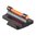 .343" Faseroptik-Glow 34-MR Vorderkorn Stahl Orange