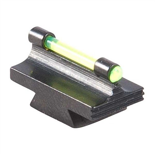 Die präzise gefertigten RIFLE FIBER OPTIC GLOW 34-MR Frontvisiere bieten eine elegante Form, sind aus Stahl gefertigt und in leuchtendem Orange oder Grün erhältlich.