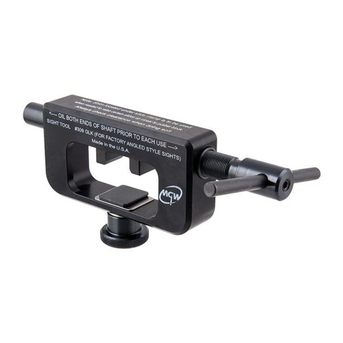 Mit dem SEMI-AUTO SIGHT MOVER kannst du Sights sicher und ohne Beschädigung anpassen, entfernen und installieren – ideal für empfindliche Tritium-Nachtsights.