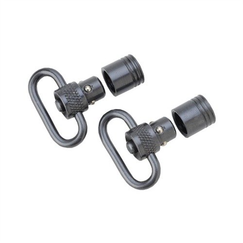 Der UNCLE MIKE'S QUICK DETACH 100 Sling Swivel ermöglicht eine schnelle Befestigung und Abnahme, bietet sicheren Halt und passt auf nahezu jede Bolt Action Rifle.