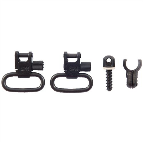 Die QUICK DETACH SWIVELS von UNCLE MIKES bieten eine schnelle und sichere Befestigung für deine Waffe. Ideal für Marlin Lever Actions und viele Schrotflinten.