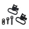 Die QUICK DETACH SWIVELS bieten eine schnelle Abnehmbarkeit und eine sichere Verriegelung. Ideal für Ruger Model 44 Magnum Carbine und viele andere Waffen.