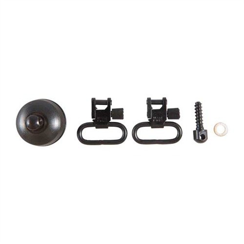 Füge schnell und ohne Gunsmithing Sling Swivels zu deinem Pump- oder Semi-Auto-Rem 870 hinzu. Der Magazin-Kappen-Ersatz hat bereits einen Swivel-Stift installiert.
