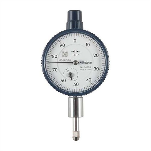 Der Mitutoyo 0.25" Dial Indicator misst präzise in 0.001" Schritten, hat eine Reichweite von 0.25" und eignet sich perfekt für kleine Objekte.
