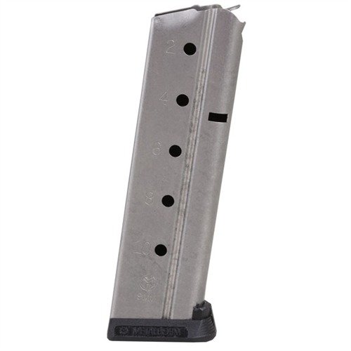 Entdecke die robusten 1911 9MM Magazine von METALFORM, hergestellt aus hochwertigem Stahl, mit abnehmbarem Boden und sicherem Follower für zuverlässige Funktion.