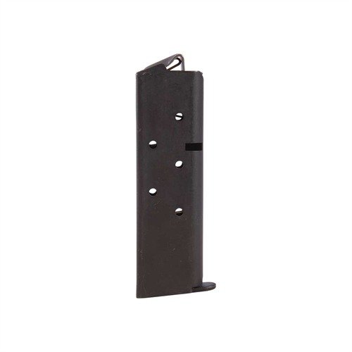 Die COLT GOVERNMENT 7-RD .380ACP MAGAZINE bietet eine robuste Bauweise aus blauen Kohlenstoffstahl, eine flache Basis für perfekten Sitz und ist ideal für Government 380 und Mustang Plus II.