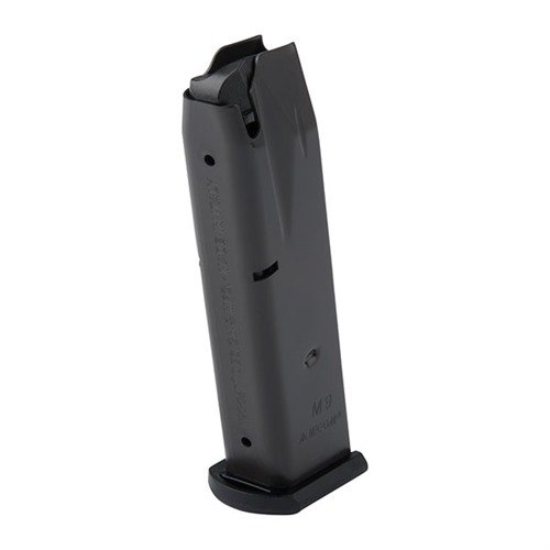 Erlebe zuverlässige Leistung mit den MEC-GAR Beretta 92FS/M9 Magazinen, die eine hohe Kapazität bieten und dank der Anti-Friction-Beschichtung reibungslos funktionieren.