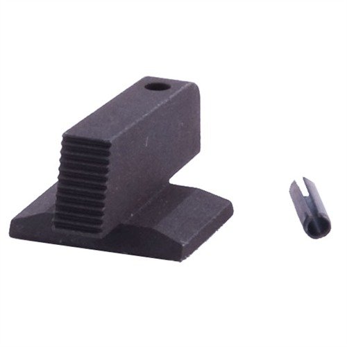 Die CNC-gefertigte Stahl-Dovetail-Visierung für die 1911er ist snagfrei, hat eine mattschwarze, strukturierten Fläche zur Blendreduzierung und ist einfach einzubauen.