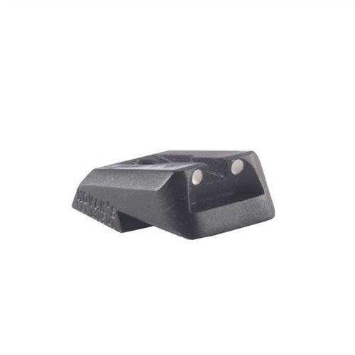 Die 1911 WHITE DOT REAR SIGHTS bieten eine verbesserte Sichtlinie mit einem breiten Notch für schnellere Zielerfassung und eine reduzierte Blendung für präzises Zielen.