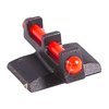 Die FIBER OPTIC Frontsights von NOVAK maximieren das Umgebungslicht für schnelle Zielerfassung, ideal für dunkle Bedingungen. Erhältlich in Rot oder Grün.