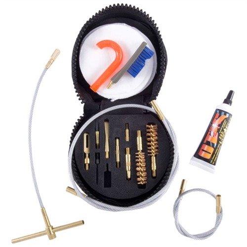 Das OTIS Professional Pistol Cleaning System bietet alles, um deine Handfeuerwaffen gründlich zu reinigen – kompakt, praktisch und mit hochwertigen Reinigungswerkzeugen.