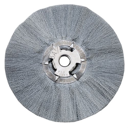 Die RIEHL Matte & Carding Wheels sind ideal zum Entfernen von Rost und für sanftes Carding, perfekt für die Bearbeitung von Metall mit 1/2" Arbor.