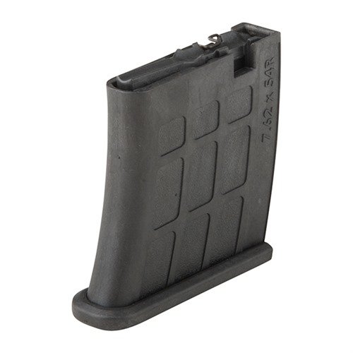 Die MOSIN NAGANT Magazine 7.62X54R von PRO MAG bieten zuverlässige Fütterung, sind aus strapazierfähigem Polymer gefertigt und passen auf die meisten Mosin-Nagant Gewehre.