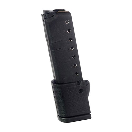 Das POLYMER MAGAZIN für die Glock 42 bietet 10 Schuss, eine robuste DuPont™ Zytel® Polymer-Konstruktion und eine langlebige Stahl-Einlage für optimale Leistung.